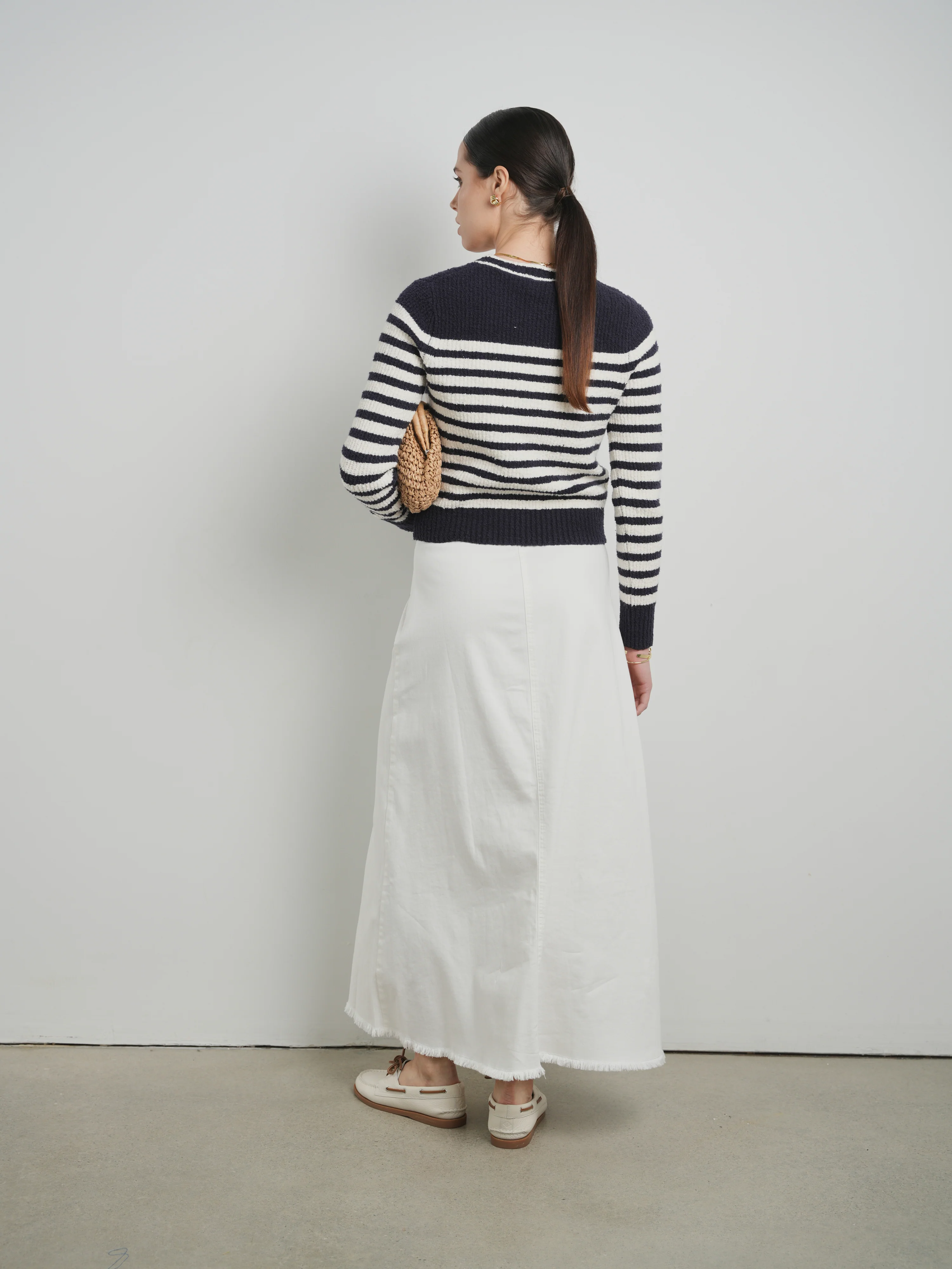 Km Nautical Stripe Cardigan - Image 3